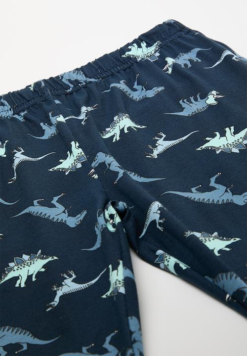 Pop Candy - Dino aop pj set - navy/dino-snore