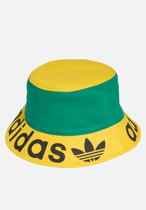 adidas Originals - Bucket hat - bold green/eqt yellow