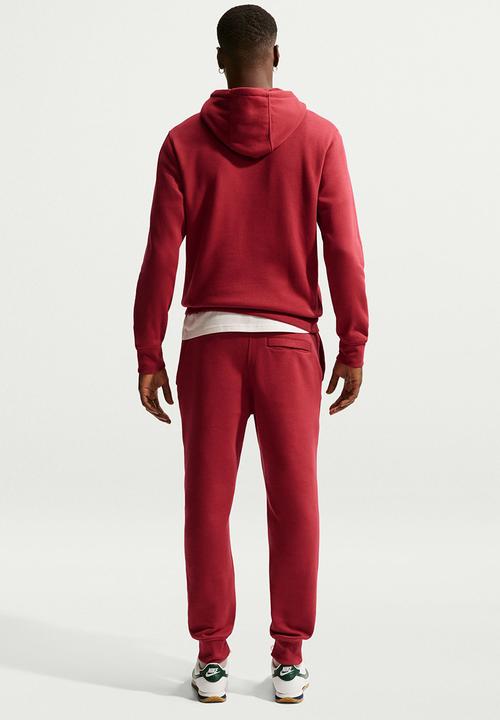 Nike - NSW Club BB Hoodie - Red