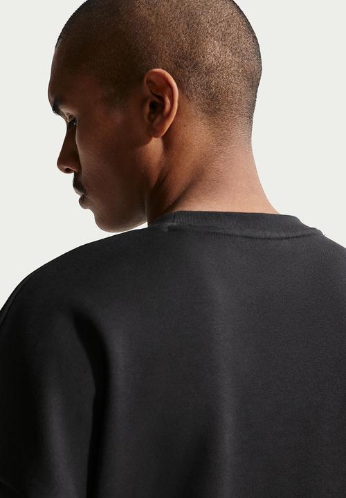 Nike - NSW Club BB Oversized JDI Crew Sweatshirt - Black