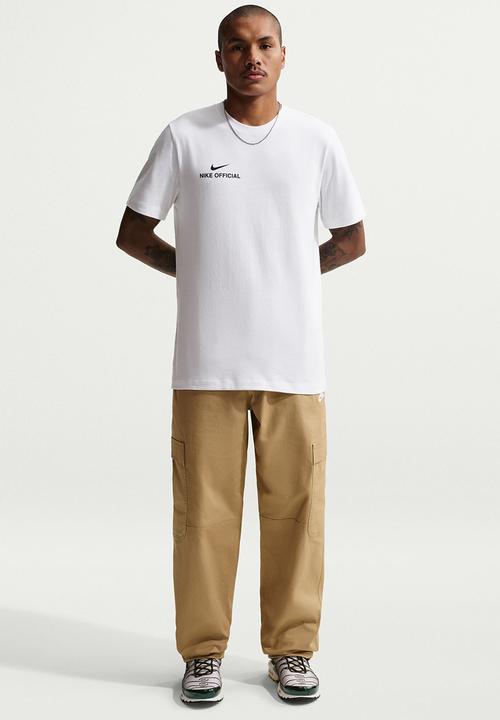 Nike - NSW Tee STD NIKE OFFICIAL Tee- White 