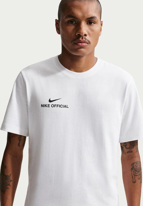 Nike - NSW Tee STD NIKE OFFICIAL Tee- White 