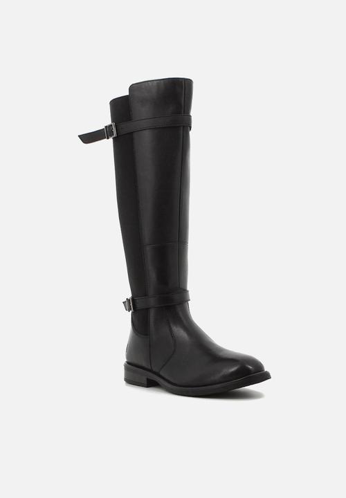 Hush Puppies - Victoria leather long boot - black
