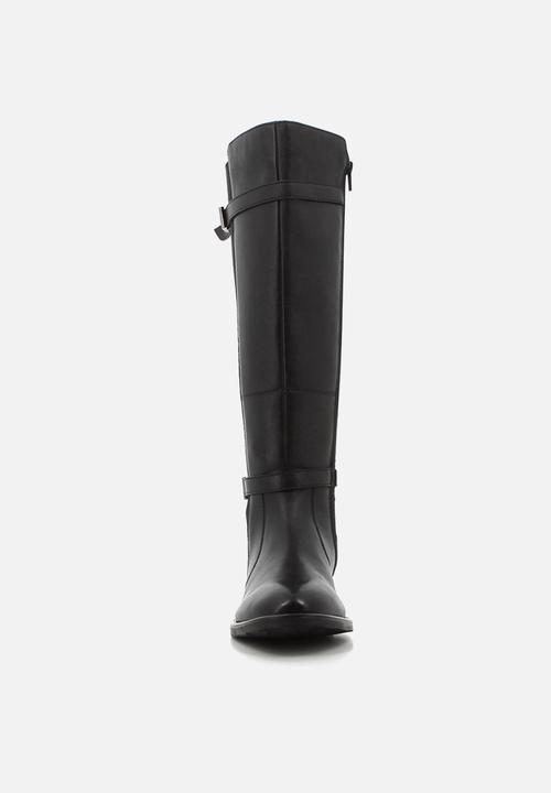 Hush Puppies - Victoria leather long boot - black
