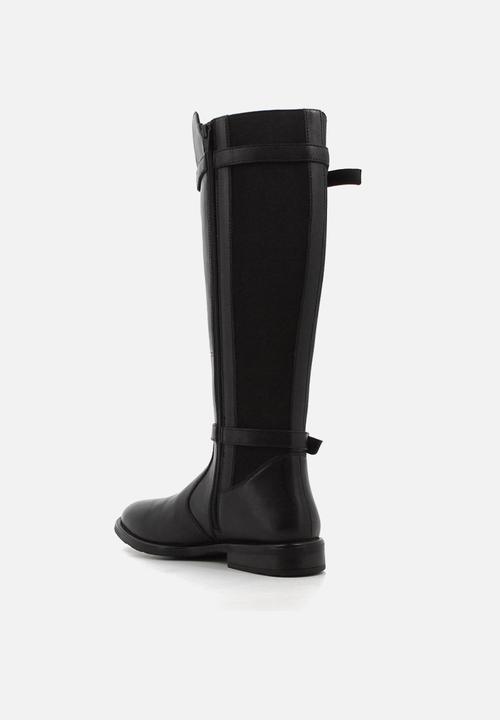 Hush Puppies - Victoria leather long boot - black