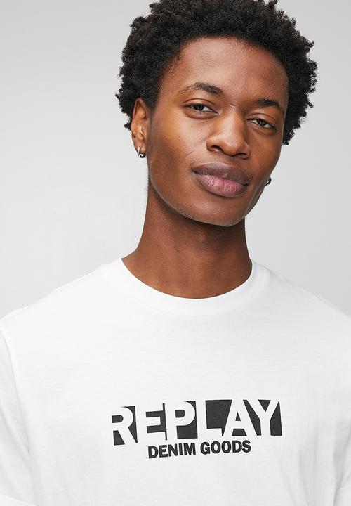Replay - BASIC LOGO SMU T - White