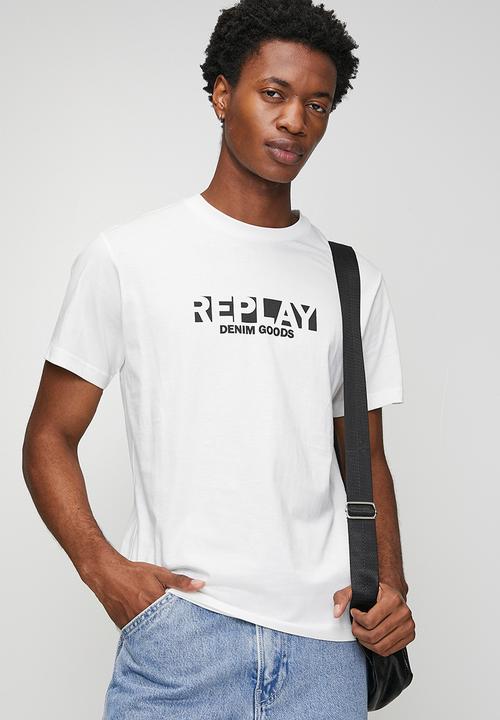 Replay - BASIC LOGO SMU T - White