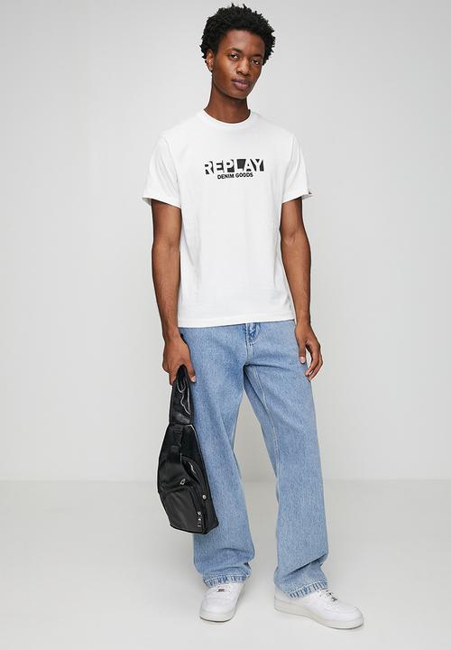 Replay - BASIC LOGO SMU T - White