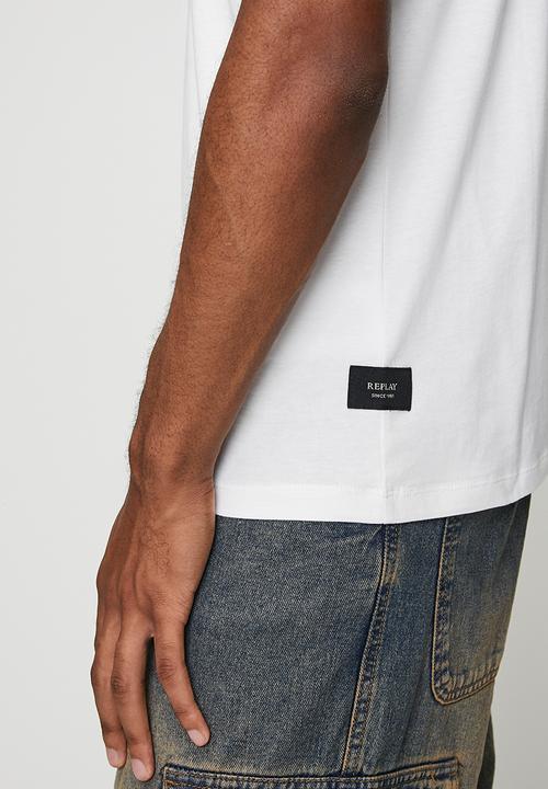 Replay - Basic Crew Neck Tee – White