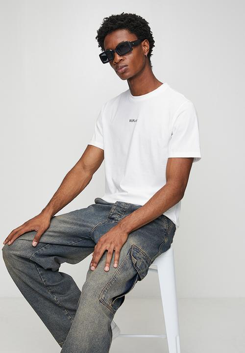 Replay - Basic Crew Neck Tee – White