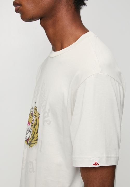 Replay - Tiger Graphic T-Shirt – White