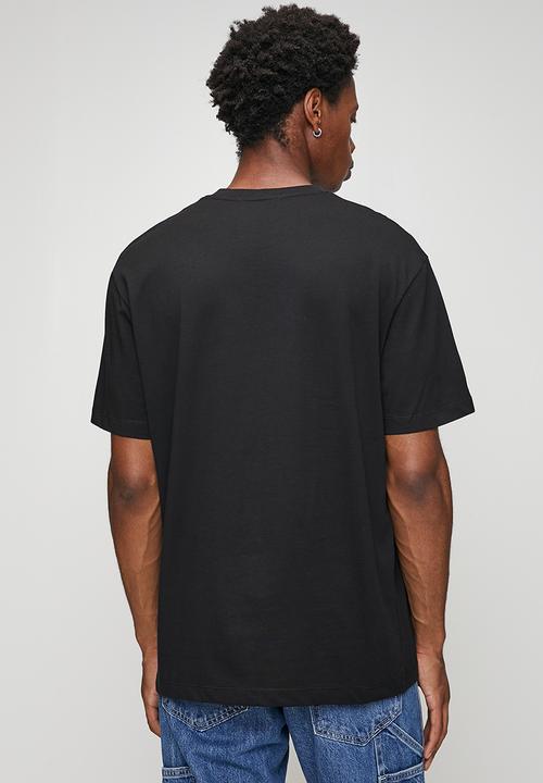 Replay - Piece dyed heavy cotton jersey - black 