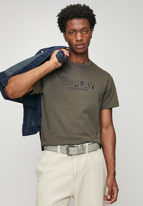 Replay - BASIC LOGO SMU T - Mil Green