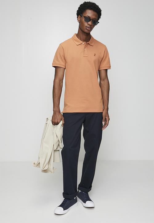 POLO - Carter Essential Pique Ss Golfer - Orange