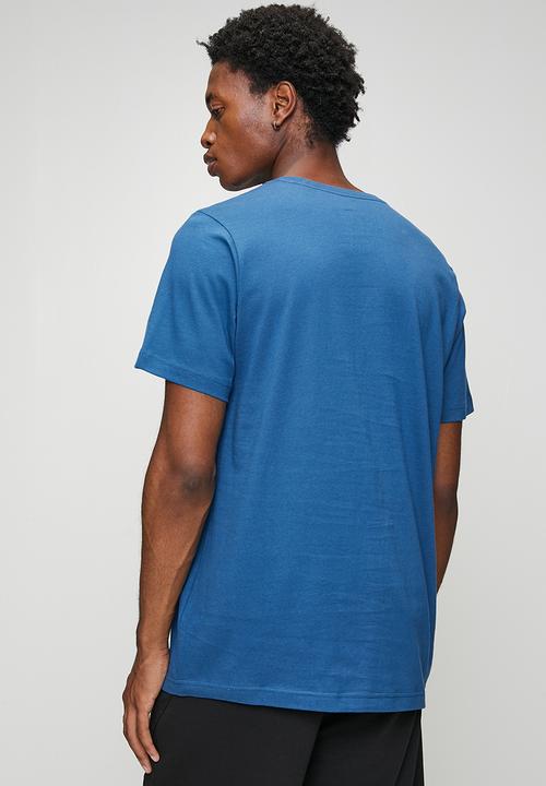 adidas Performance - Big Logo SJ Tee- Dusky Petrol Blue / Black