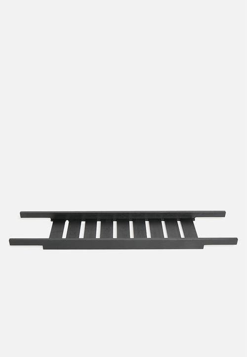 Bamboo Bath Rack - Black