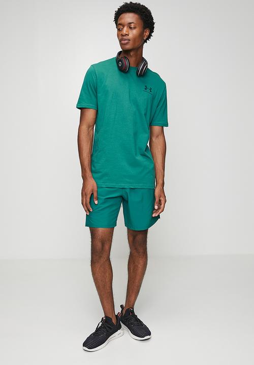 Under Armour - UA Sportstyle LC short sleeve tee - rack green & arden green