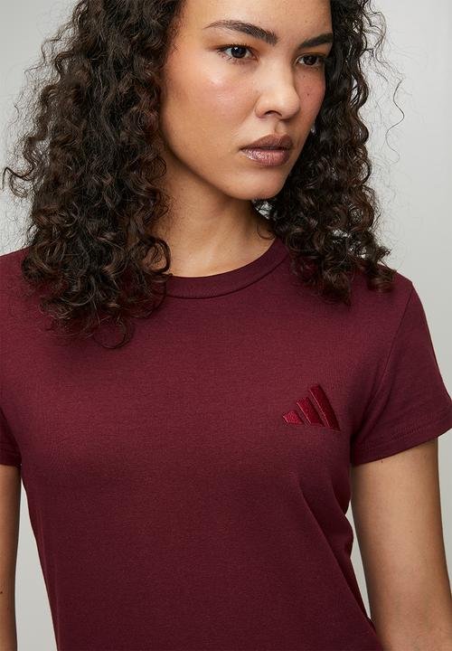 adidas Performance - W 3S Fit T Dr 3 S26 - Shadow Red / Collegiate Burgundy