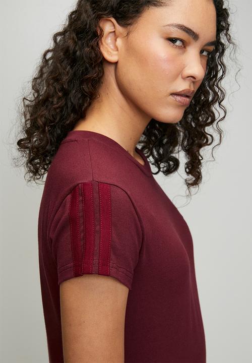 adidas Performance - W 3S Fit T Dr 3 S26 - Shadow Red / Collegiate Burgundy