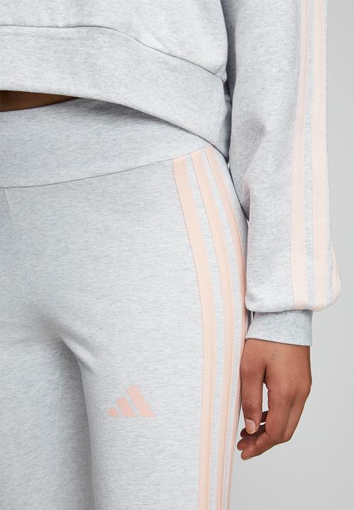 adidas Performance - W 3S Sj Leg S26 - Light Grey Heather / Blush Pink