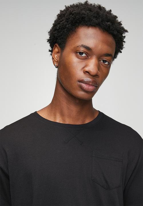 Brave Soul - Crew Neck T-Shirt - Jet Black