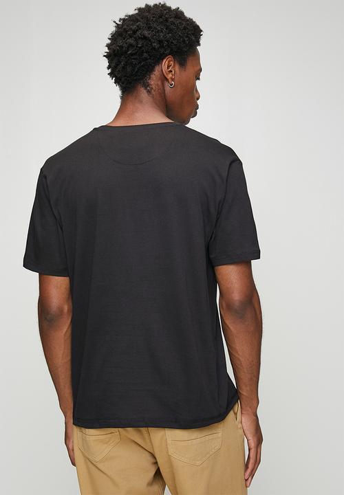 Brave Soul - Crew Neck T-Shirt - Jet Black