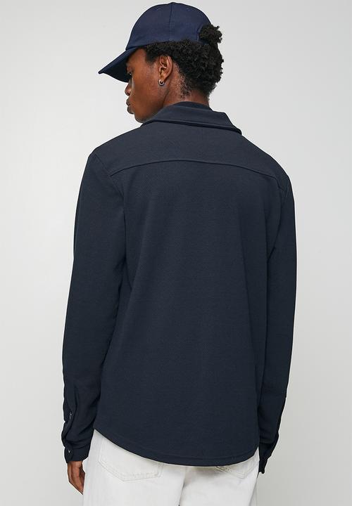 Brave Soul - Long Sleeve Shirt - Navy