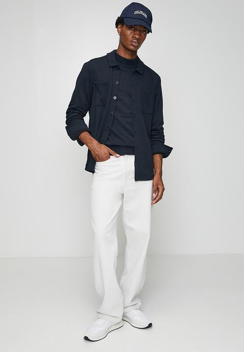 Brave Soul - Long Sleeve Shirt - Navy