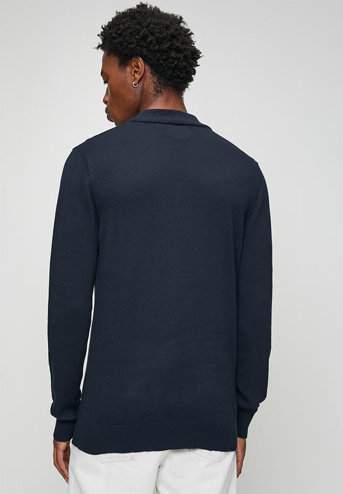 Brave Soul - Turtle Neck Jumper - Midnight Navy