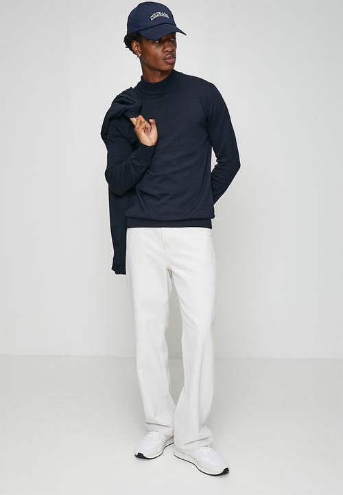 Brave Soul - Turtle Neck Jumper - Midnight Navy
