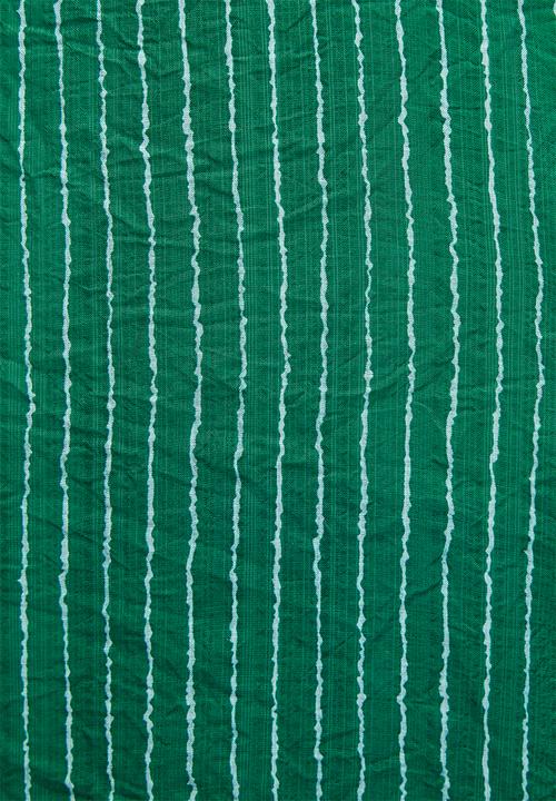 Stella Morgan - Ls Sheer Stripe Button Through With Collar Blouse - Green