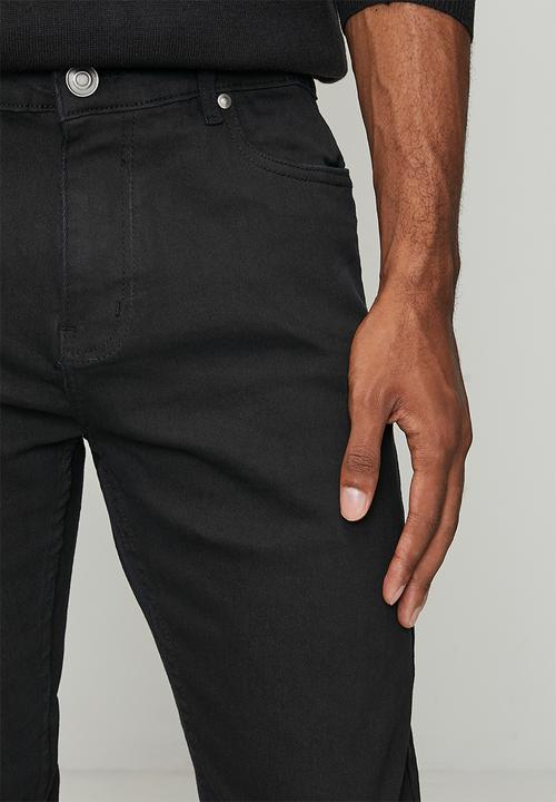 Brave Soul - Denim Skinny Fit Jean Long Length - Black