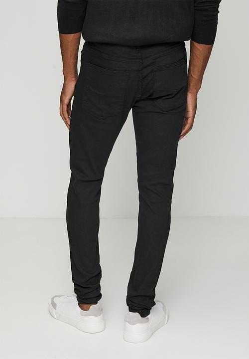 Brave Soul - Denim Skinny Fit Jean Long Length - Black