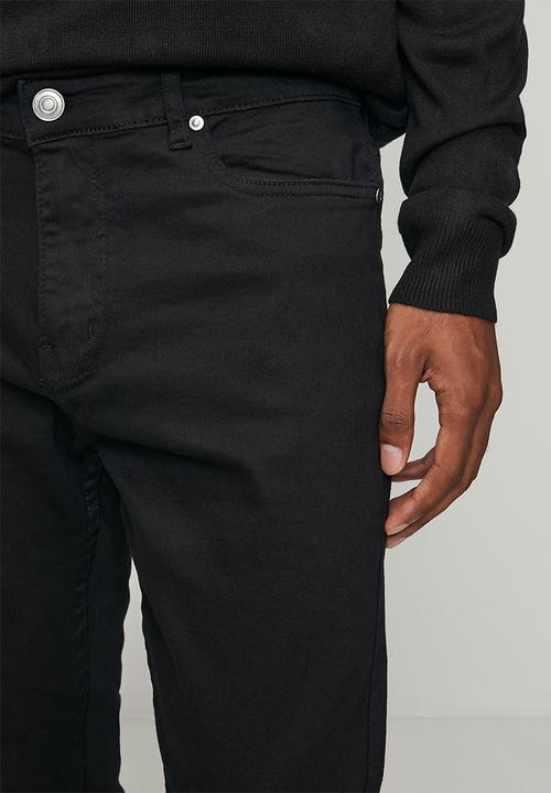 Brave Soul - Denim Skinny Fit Jean Reg Length - Black
