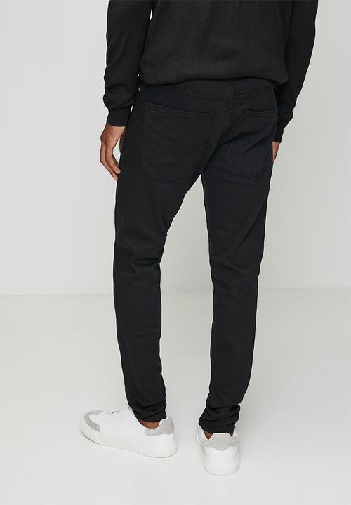Brave Soul - Denim Skinny Fit Jean Reg Length - Black