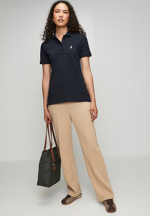 POLO - Wmn Margot Short Sleeve Golfer - Navy