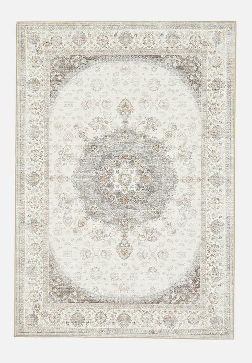 Matteo printed rug - antique stone