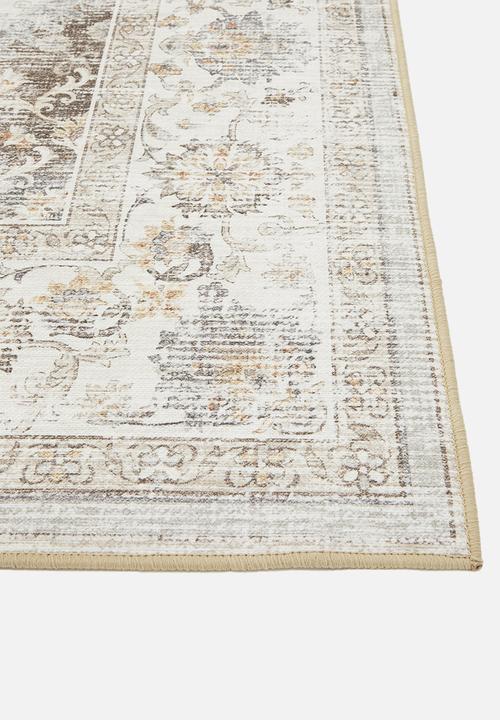 Sixth Floor - Matteo printed rug - antique stone