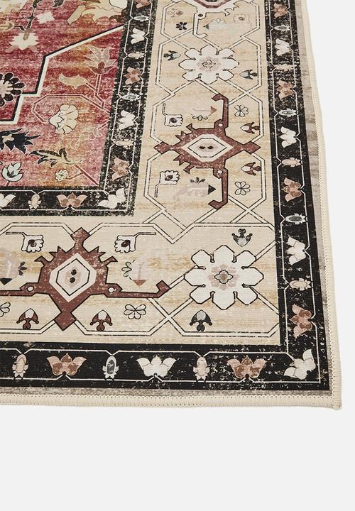Sixth Floor - Matteo printed rug - antique amber