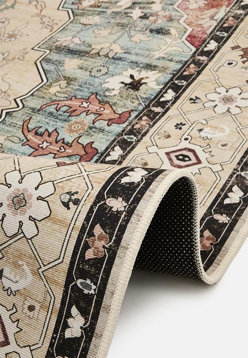 Sixth Floor - Matteo printed rug - antique amber