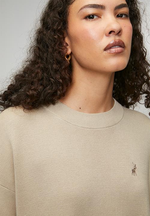 POLO - Wmn Tiffany Knitted Top - Oatmeal