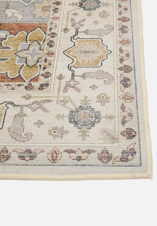 Sixth Floor - Matteo printed rug - sage oasis