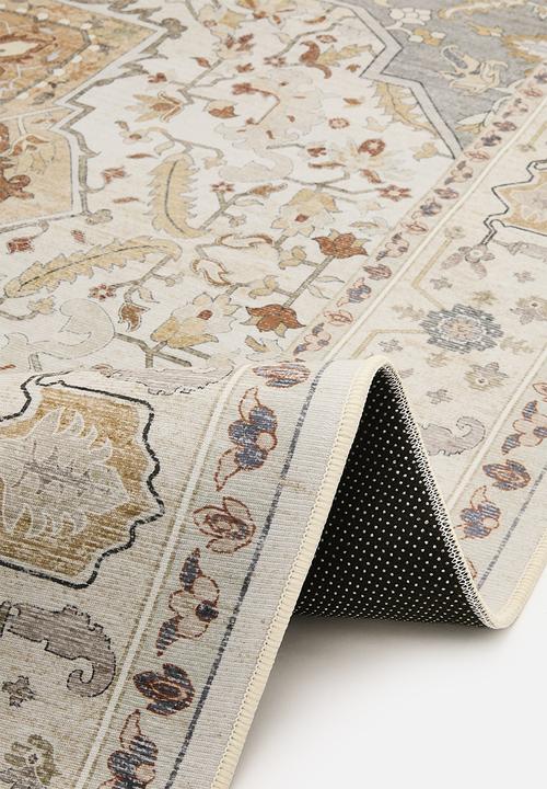 Sixth Floor - Matteo printed rug - sage oasis