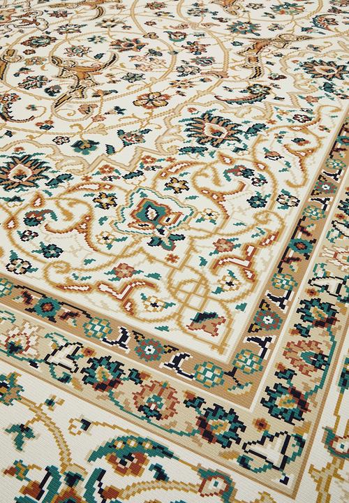 Sixth Floor - Matteo printed rug - Antique Wheat