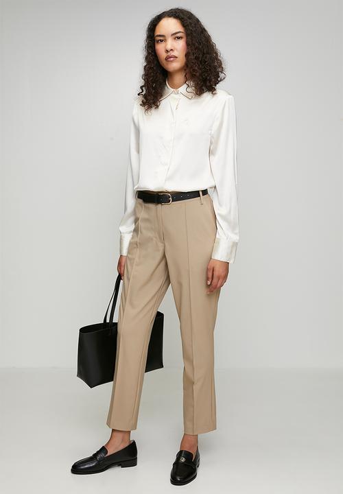 POLO - Wmn Tatum Suit Pant - Stone