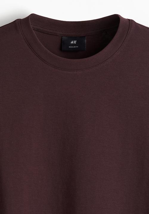 H&M - Regular fit T-shirt - plum