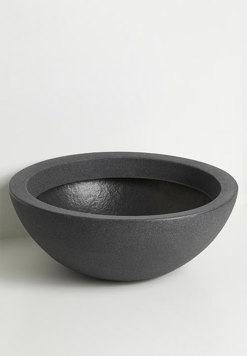H&S - Ikebana planter - Black