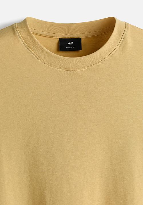 H&M - Regular fit T-shirt - yellow
