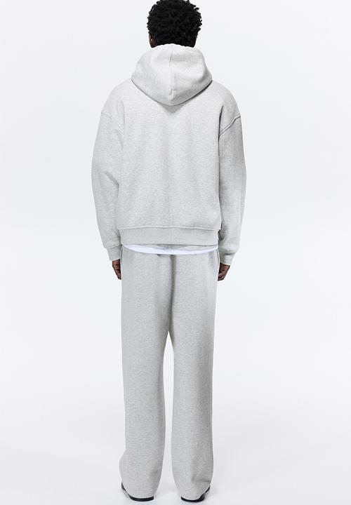 H&M - Loose fit sweatpants - light grey marl
