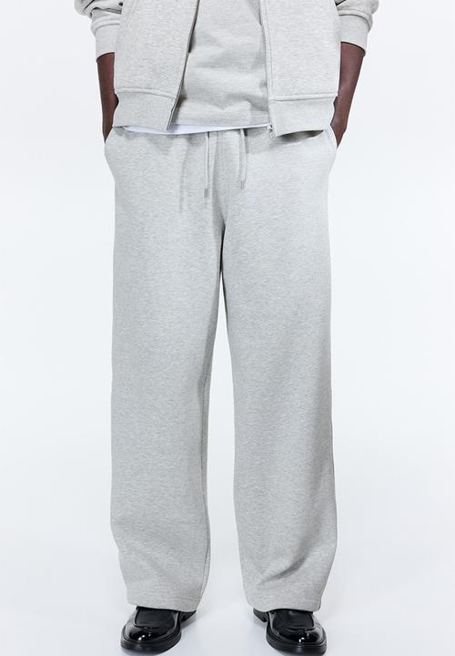 H&M - Loose fit sweatpants - light grey marl